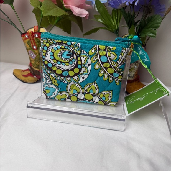 NWT Vera Bradley Peacock Coin Purse New RETIRED - Picture 4 of 5